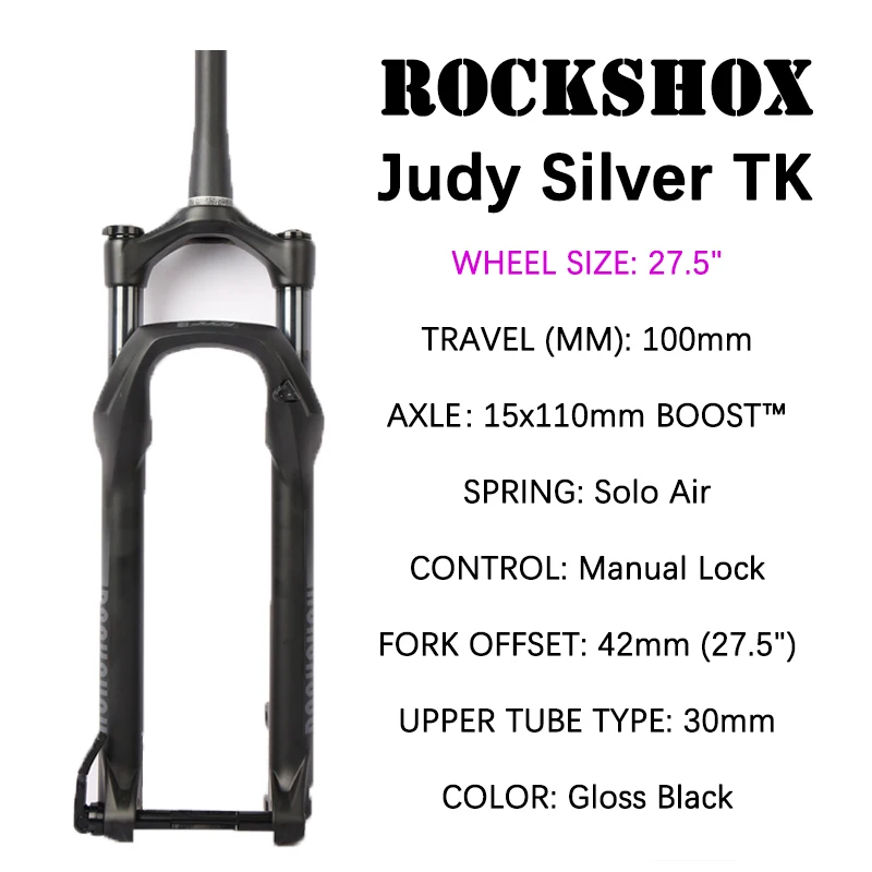 SRAM Rockshox Judy Silver TK MTB Bike 27.5er 29er wheel