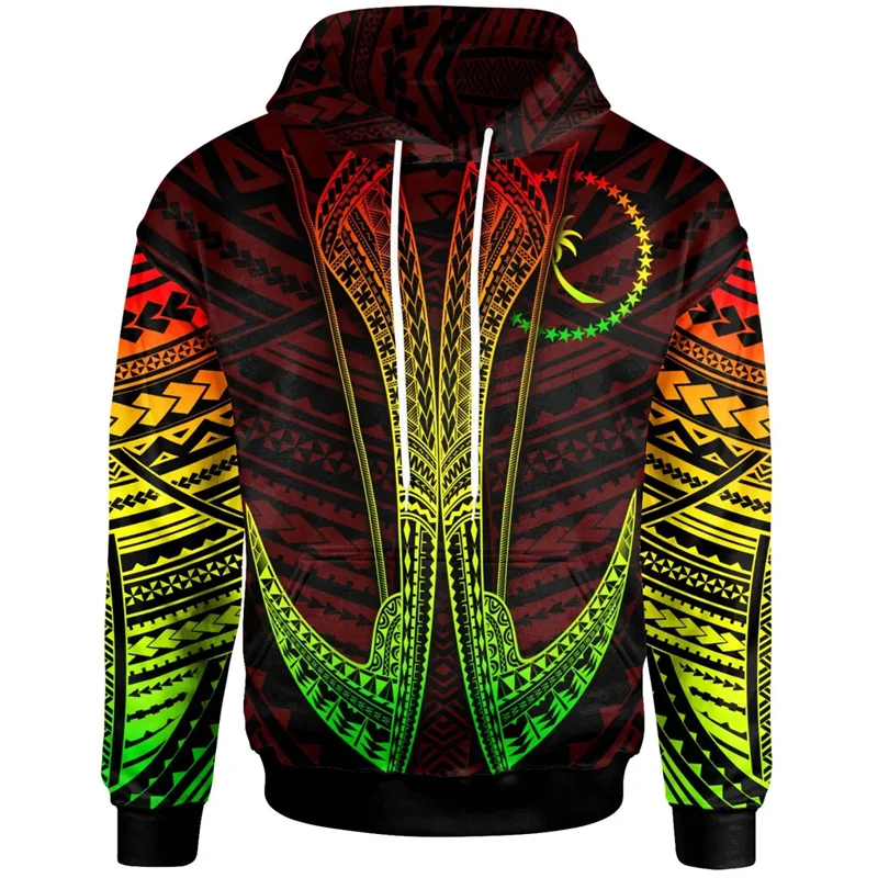 

3D Chuuk State Coat Of Arms Polynesian Tattoo Lapu Lapu Sun Tribal Printing Hoodies For Men Kid Fashion Hooded Hoody Pullovers