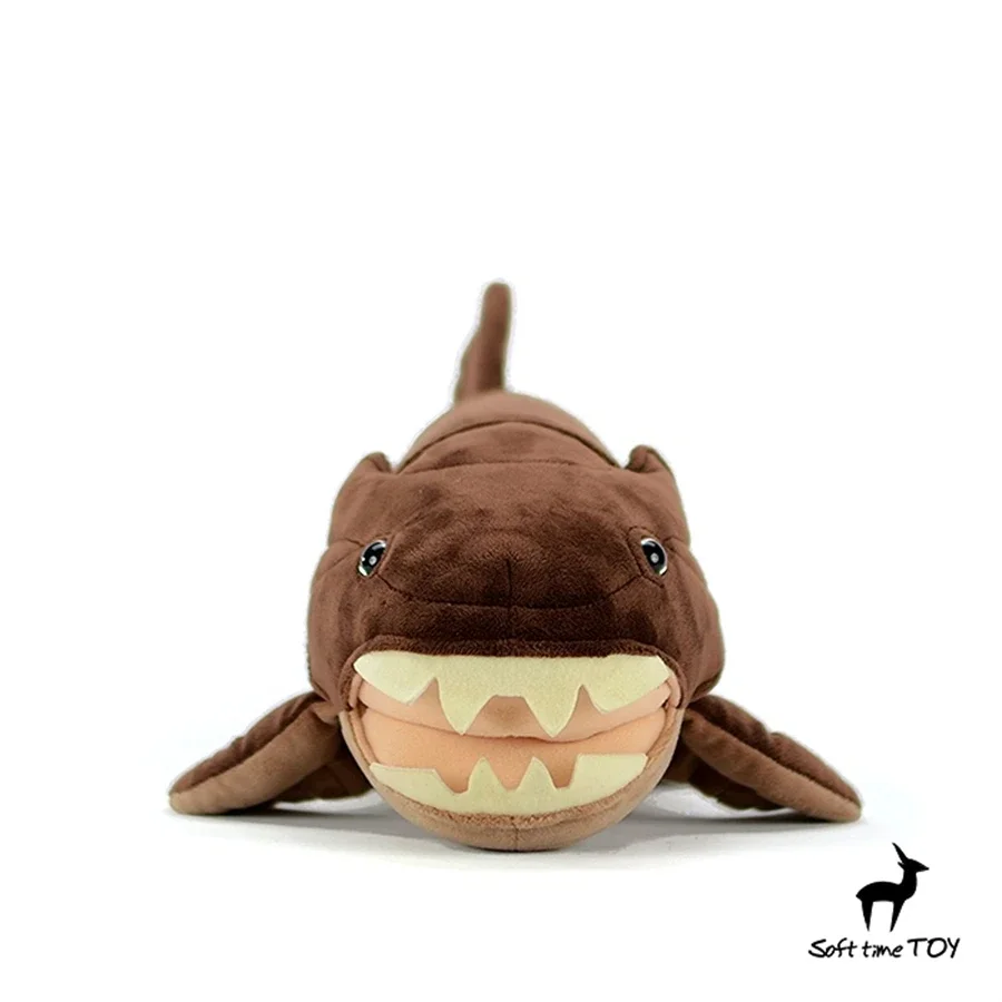 Dunkleosteus Terrelli High Fidelity Anime Cute Plushie Fish Plush Toys Lifelike Archaic Animals Simulation Stuffed Doll Toy Kid 3