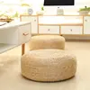 Japanese Style Round Tatami Cushion Yoga Meditation Floor Cushions Handmade Pillow Floor Natural Straw Cushion Decor Mat Sit 4