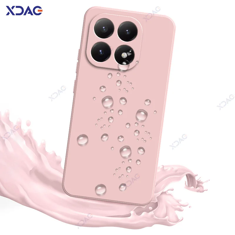 Luxury Waterproof Silicone Back Cover for Mobile Phones - Soft 360° Protection