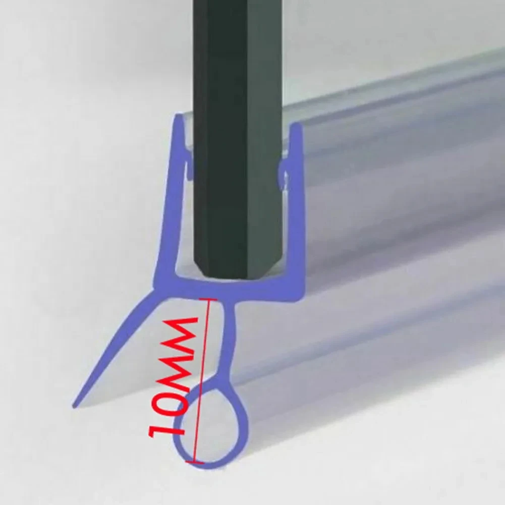 4-6mm Up to 30mm Gap Bath Shower Screen Door Seal Strip Weatherstrip Seal Shower Door Water Deflector Bathroom Accessories