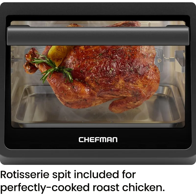 Chefman 12-Quart 6-in-1 Air Fryer Oven with Digital Timer, Touchscreen, and 12 Presets - Family Size Countertop Convection Oven 5