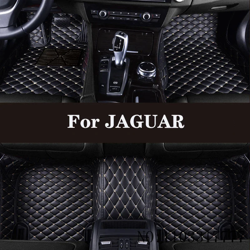

Full Surround Custom Leather Car Floor Mat For JAGUAR E-Pace F-Pace XE XF XFR XJ6 XJ8 XJL XK XK8 XKR Super V8 Auto Parts