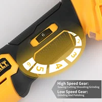 DEWALT DCS357 20V MAX Outil oscillant multifonction sans fil sans balais, accessoires, changement rapide sans outil, découpe, ponçage, décapage de coulis 4