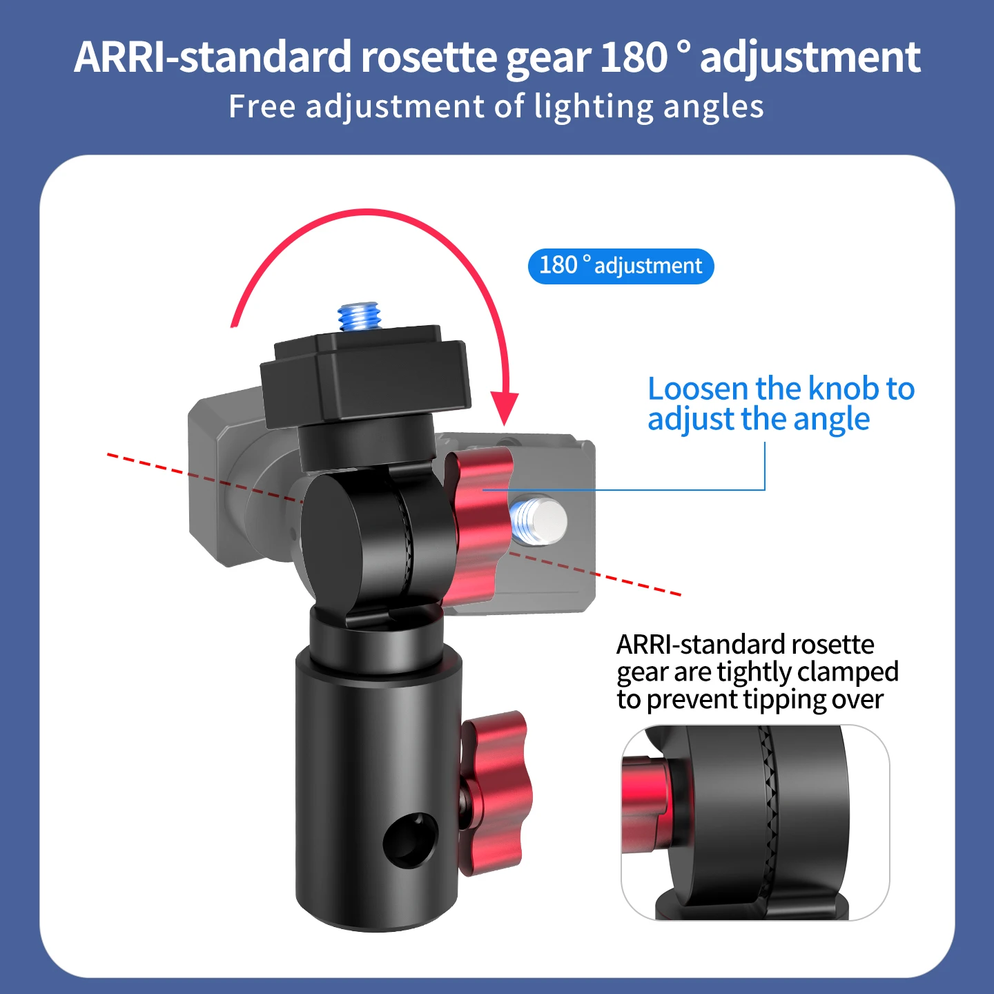 Schnellverschluss-Adapter, schnelle Installation, Stativhalterung für Gopro Insta360 Osmo 360 Action Light Standhalter 1/4 Zoll-20 Kugelkopfhalterung – Detail 10