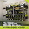 KAFAHOM Power Tool Organizer, 8 Drill Holder Wall Mount, 4 Layers Garage Tool Organizers Tool Shelf with Holder 5