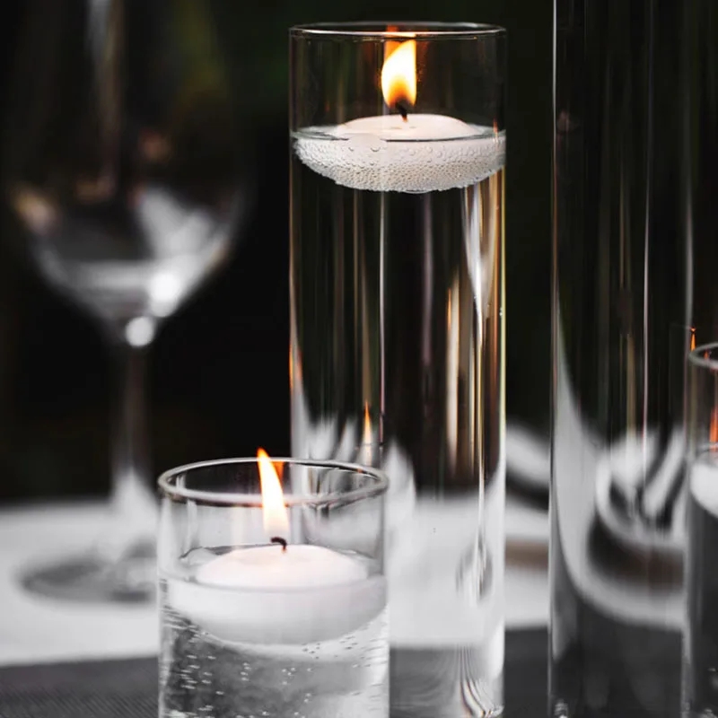 Glass Candle Holder For Home Decor Rustic Candle Holder Cute Decorative Small Small Vase