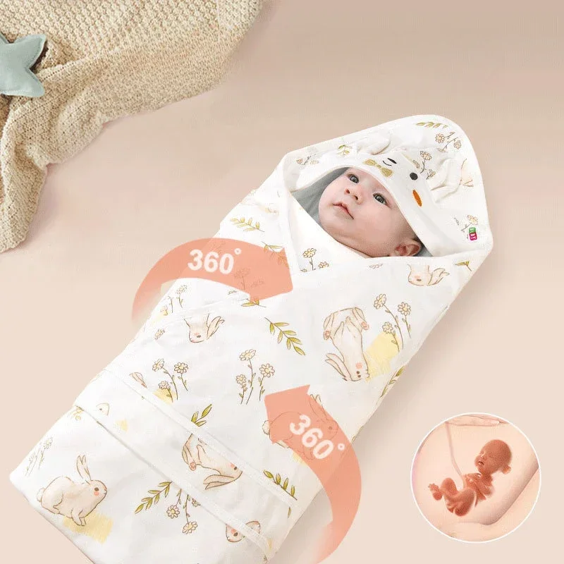Newborn Wrapping Single Swaddling Neonatal Room, Neonatal Thin Cotton Quilt, Baby Quilt, Spring and Summer Double Tole