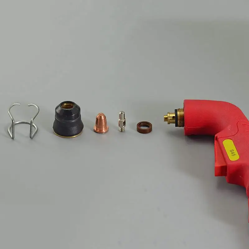 S45 Air Plasma Cutting Torch Head Body Cooled Cutter Comfortable Hand Manual Welding Tool Handle for Trafimet E плазмотрон p 80 5 м plasma cutting torch