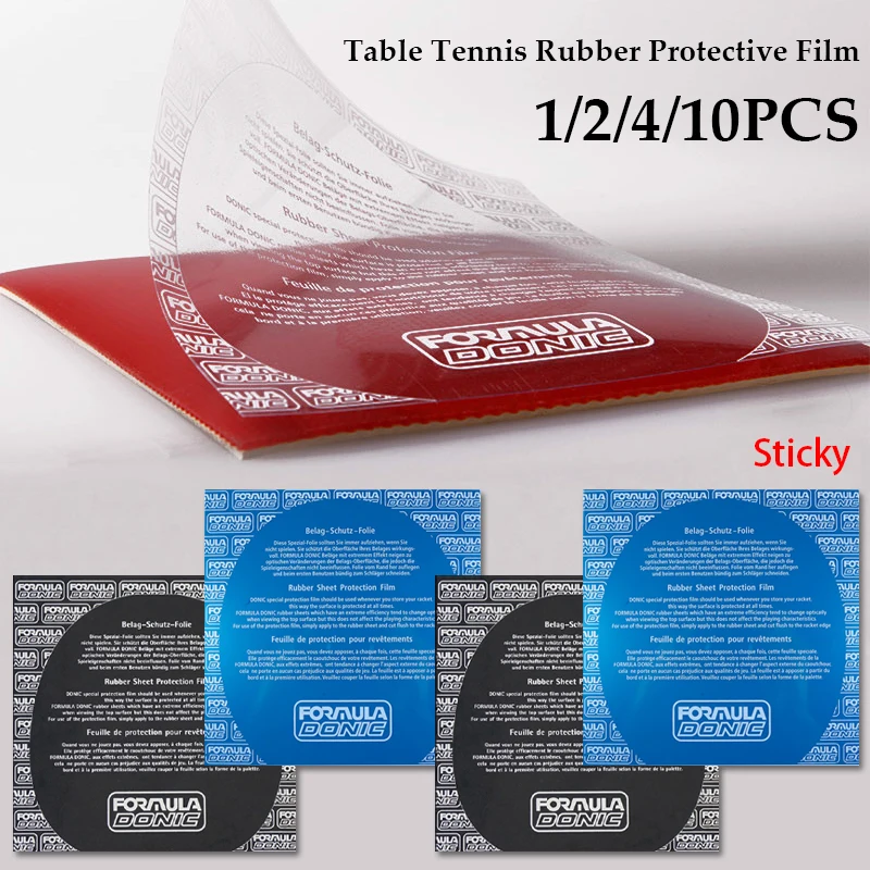 Table Tennis Racket Protective Film Sticky Transparent Maintenance Rubber Protector Dust-proof Anti-Oxidation Cover