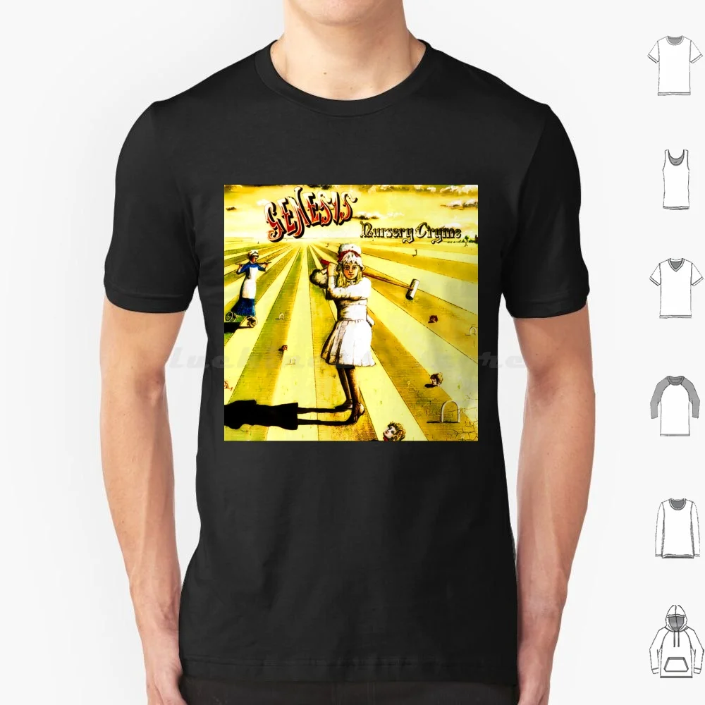 T-Shirt Genesis Big Size 100% Cotone Nursery Cryo Che Vende Inghilterra Dalla Pound Progressive Band Vintage Costume Vintage Style