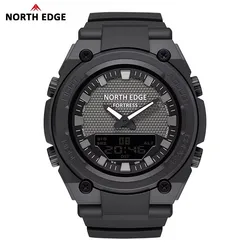 NORTH EDGE FORTRESS Men's Waterproof Smart Fitness Tracker Watch (Bronze)