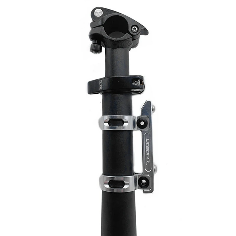 Litepro 412 Folding Bike 34.9Mm 33.9Mm Seatpost Kettle Holder Mount Aluminum For Birdy Seatpost Water Bottle Cage Bracket