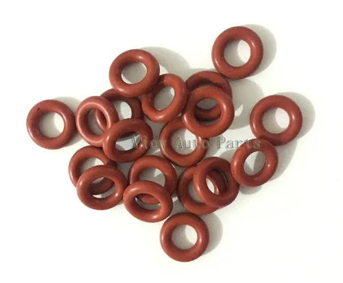 

100pcs Fuel Injector Rubber Seal Orings For Peugeot Renaulte Fuel Injector Repair Kit 7.8*3.6mm VD-OR-21024