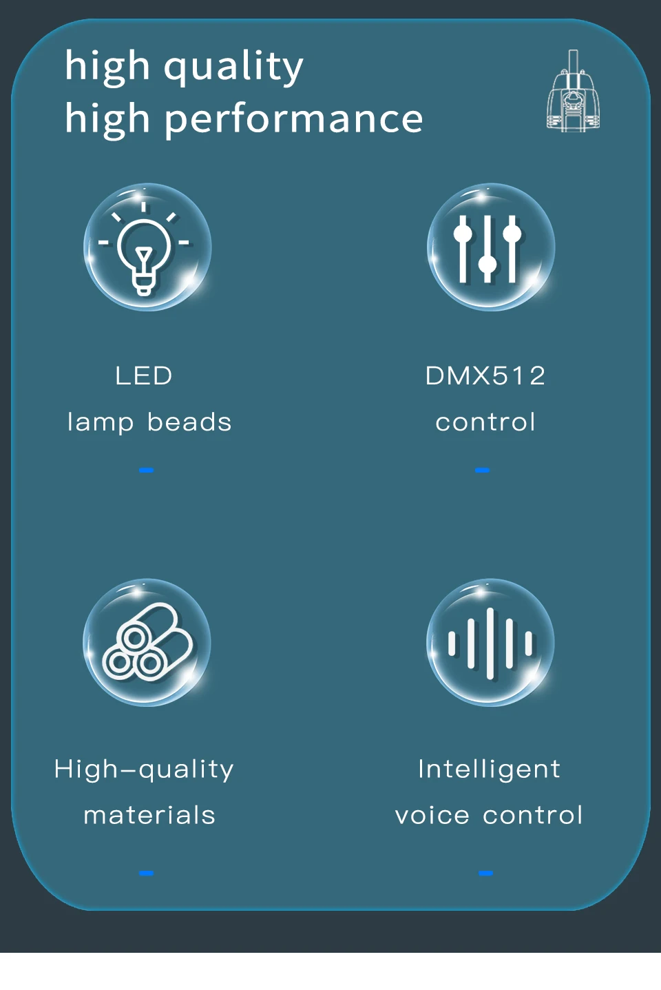 RGBW, 4 em 1, DMX512, Disco Lights,