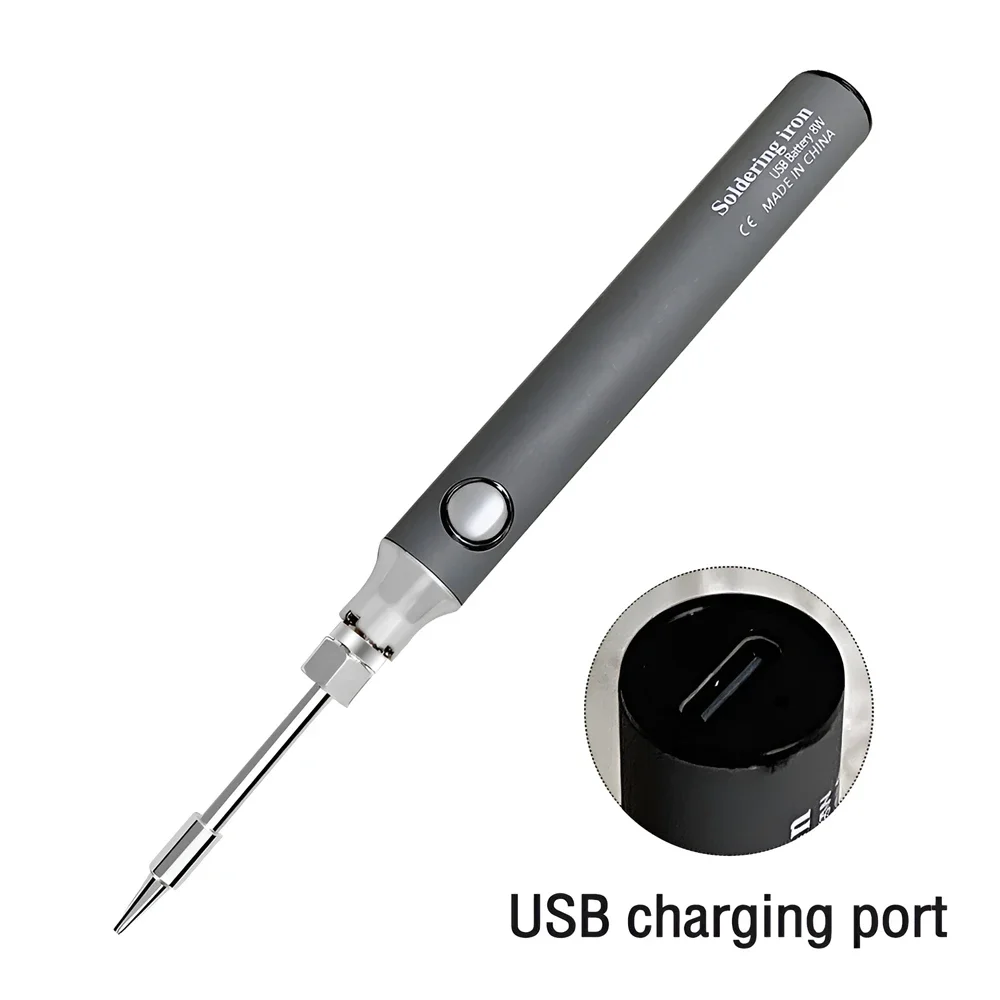 Cordless Soldering Iron Tool Pen Portable USB 5V 8W Electric Powered Kit Rechargeable and Temperature Adjustment soldering iron electric soldering iron soldering iron kit soldering iron set