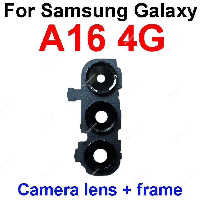 Enhanced Rear Camera Glass Frame with Adhesive Cover for Samsung Galaxy A Series