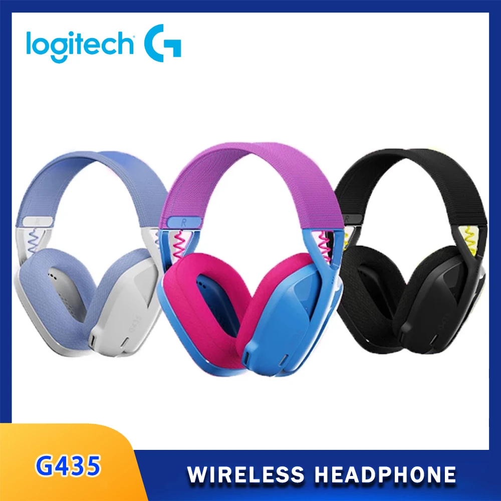 Logitech G435 LIGHTSPEED Cuffie Gaming Wireless …