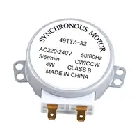 Plateau tournant pour four à micro-ondes, robuste, professionnel, courant alternatif, 220-240V, raccords de mise à niveau en métal, électrique synchrone 2