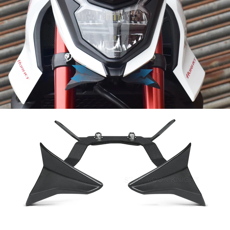 新型 CB750 ホーネット カスタム AEAHMXRMK(小さな店) CB750 Hornet 2023- 用 バイク用フロントスポイラー ウィングレット オートバイウィ