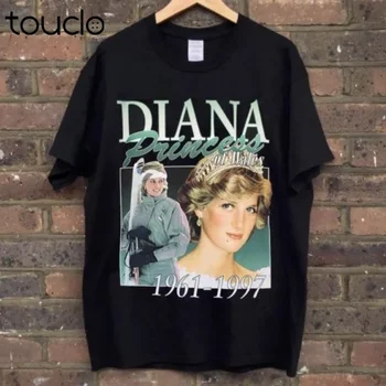 Move Over Photo To Zoom Princess-Diana-T-Shirt-Tee-Cotton-Men-Short-Sleeve-Size-S-M-L-2345Xl Thumbnail 1  Princess-Diana-T-Shir