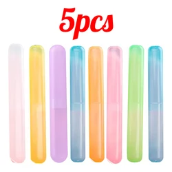Compact Travel Toothbrush and Toiletries Organizer - Innovative Storage Solution for Bathroom and Travel Essentials (Random 5PCS)
