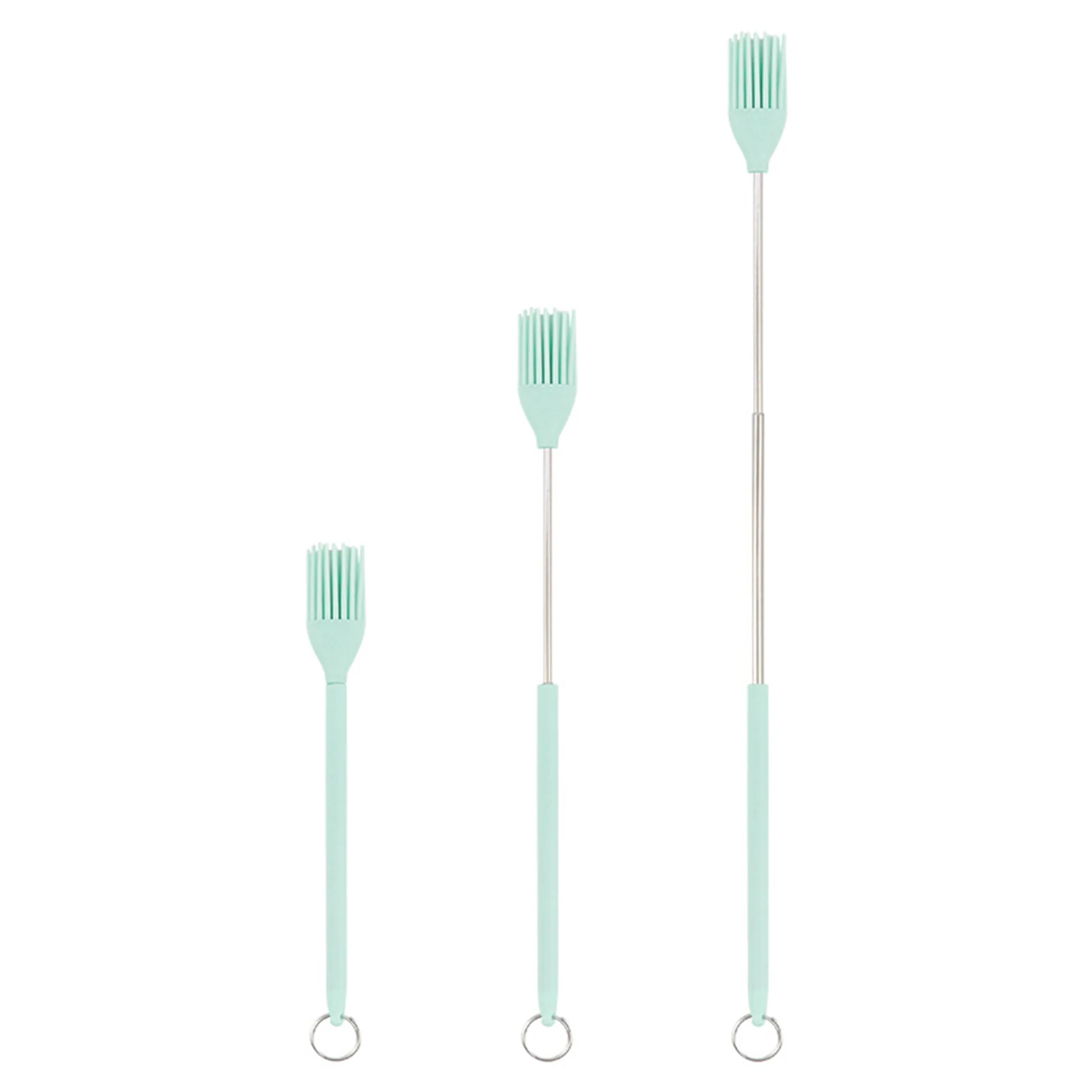 

BBQ Silicone Stretchable Brush Heat Resistant Safe Material Kitchen Tool for BBQ Cutting Roast Meat