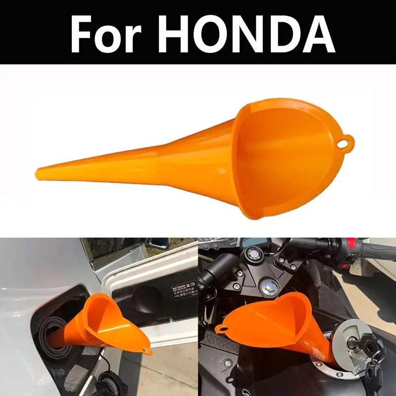 Car Refueling Multi Function Plastic Long Neck Oil Funnel For HONDA