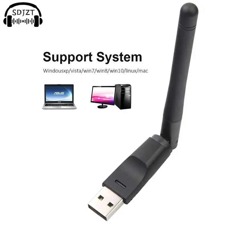 Wireless Network Card 150Mbps Mini USB WiFi Adapter LAN Wireless Wifi Receiver Antenna For PC Windows wireless wifi adapter