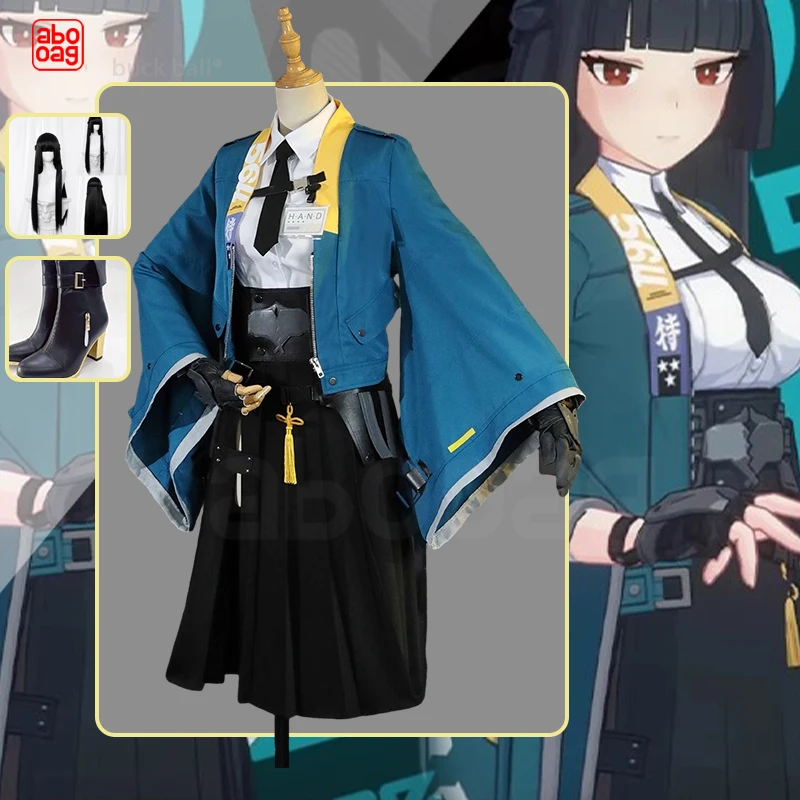 

Game Zenless Zone Zero Hoshimi Miyabi Cosplay Costume Cosplay Wig Ear Halloween Carnival Party Role Play Costume Complete Set