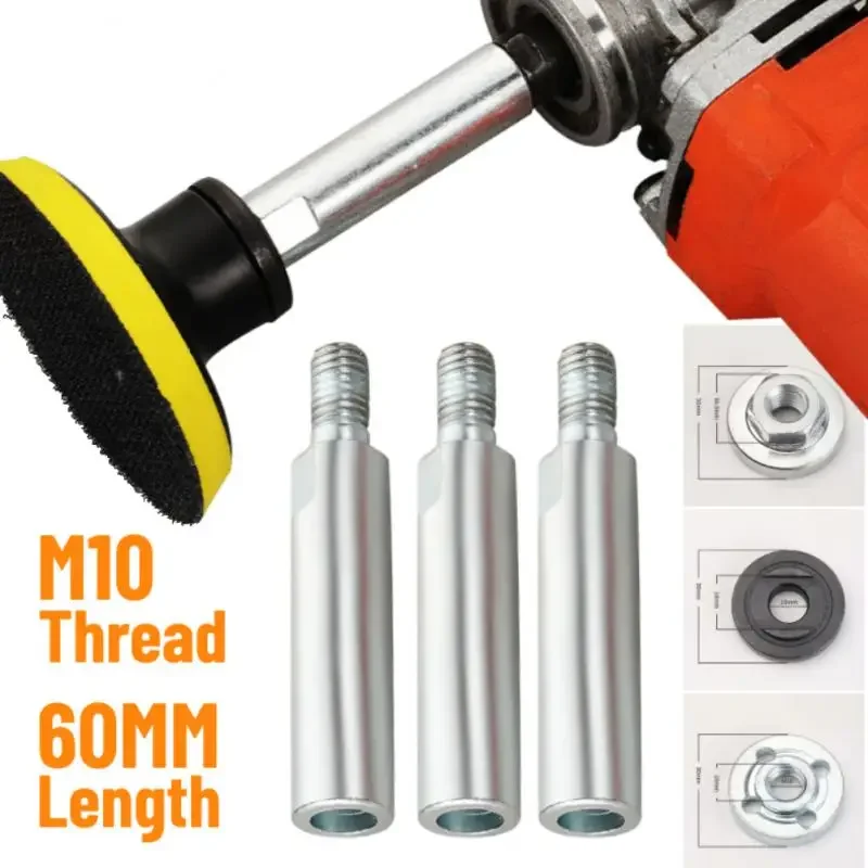 

Connecting Rod Nuts Rod M10 M14 Thread Adapter Extension Shaft With Nuts For Rotary Grinding Polisher Angle Grinder Extension