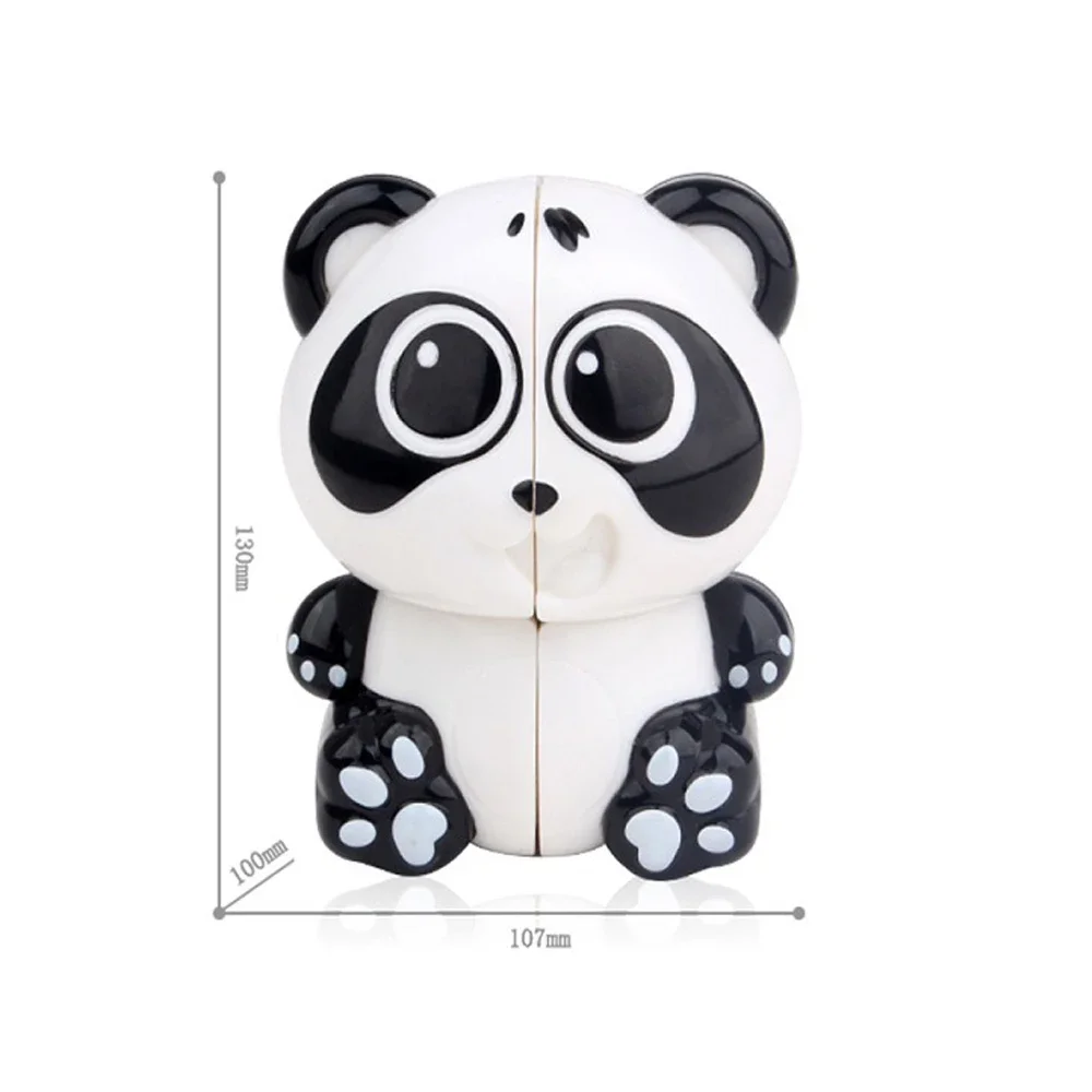 YuXin Tiger / Panda / Penguin /Mouse / Keychain 2x2 Cube High Speed Cube Puzzle Magic Cubos Kid Toys