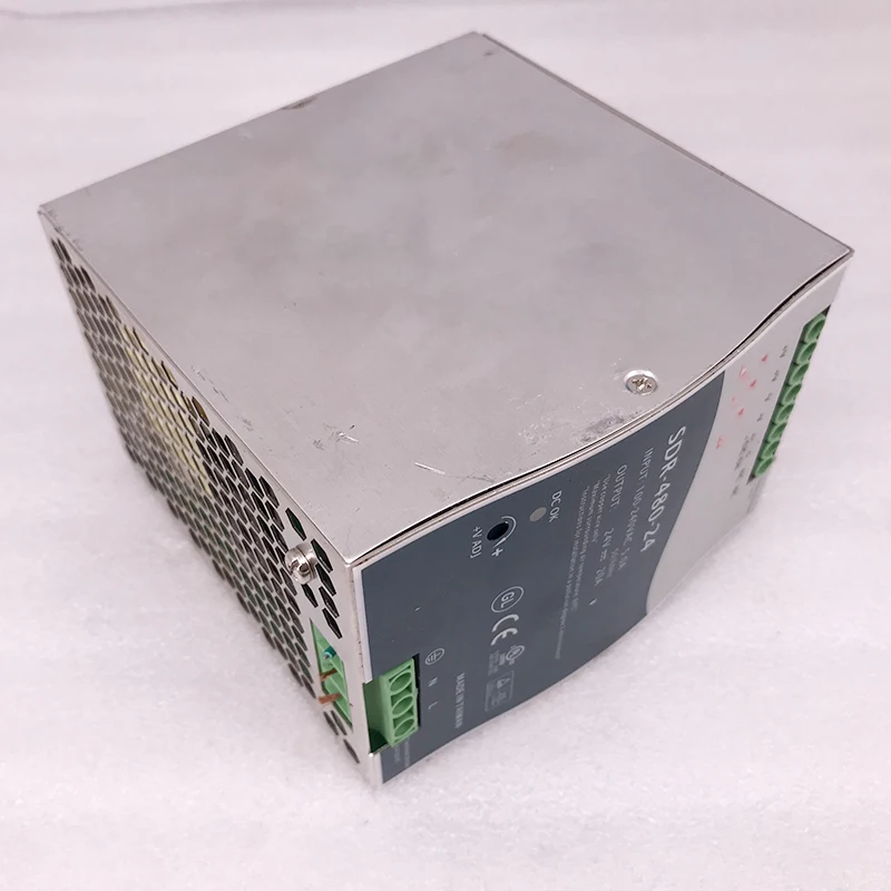 SDR 480 24 24V 20A 480W For MW Rail Type Switching Power Supply Before Shipment Perfect