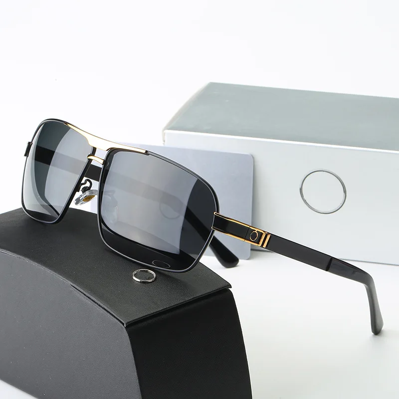Retro Square Sunglasses Men Polarized UV Outdoor Driving Glasses 722 For Mercedes Benz