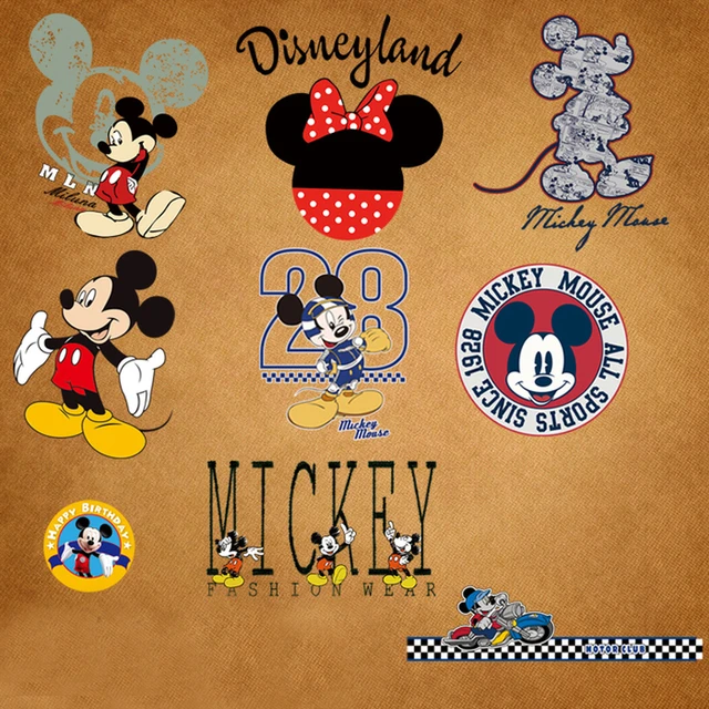 Transfer Iron Patches Mickey  Mickey Iron Heat Transfers - Disney Iron  Transfers - Aliexpress