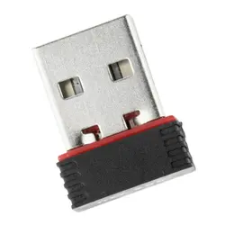 Mini usb adaptador wi fi sem fio usb receptor dongle placa de rede externa wi fi 802.11n antena 150mbps para desktop portátil