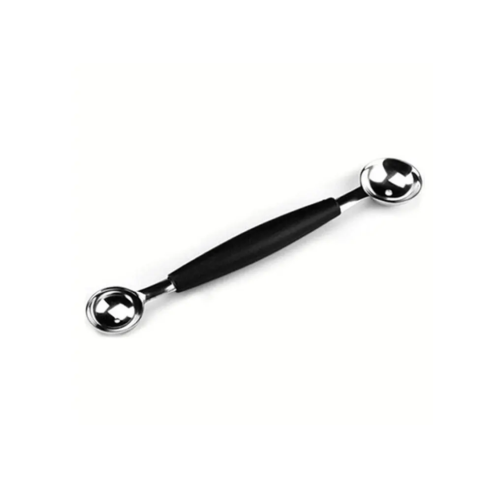 Melon Watermelon Ball Scoop Fruit Spoon Ice Cream Sorbet Stainless Steel Double-end Cooking Tool Kitchen Accessories Gadgets