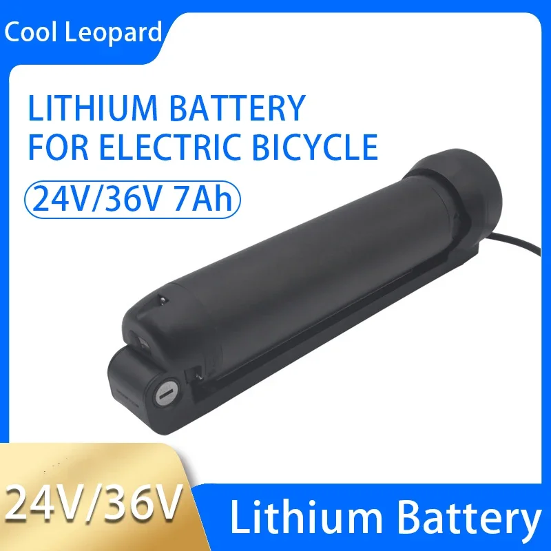 

24v 36v 7Ah high-capacity rechargeable lithium battery, which is used to refit the moped battery of Haitu electric bicycle