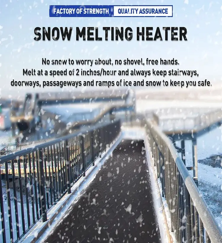 Tapis De Fonte De Neige Pour Allée, Tapis De Fonte De Neige Et De