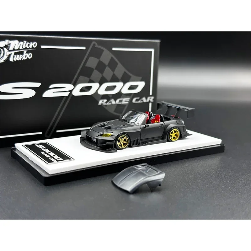 

MT 1:64 S2000 S2K модель автомобиля из матового черного сплава AP1 J's Racing