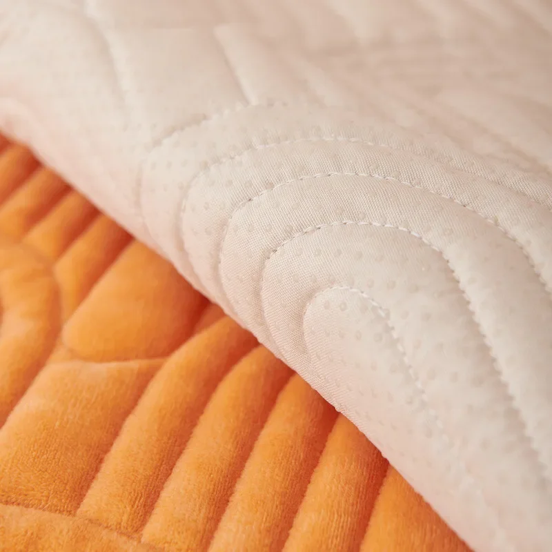 Thickeing Plush Arched Shape Pattern Sofa Cushion New Soft Sofa Cover Sofas Cover Universal Anti-slip Solid Color Couch Cushion 5
