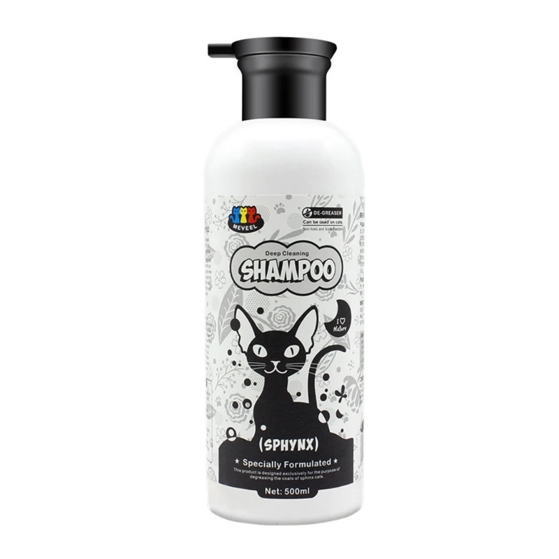 

Cat Shampoo Глубоко очищающий шампунь мл) для контроля жирности кошек сфинксов