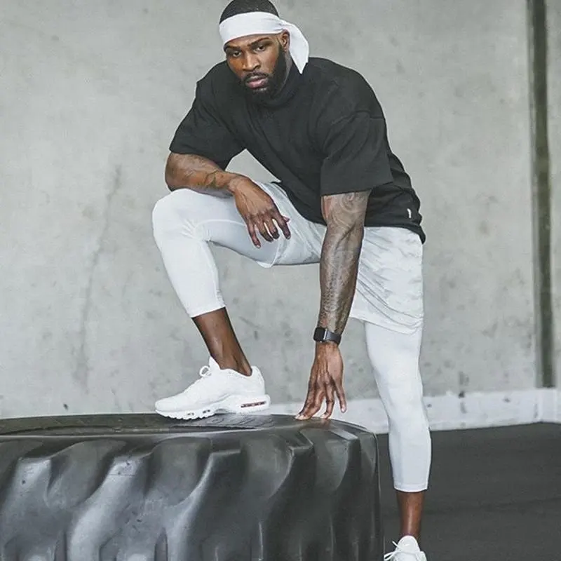 Summer Invisible Open-Seat Pants Men's Athletic Shorts Fitness Outdoor Casual Shorts Tight Shaping Quick-Drying Men's Clothing