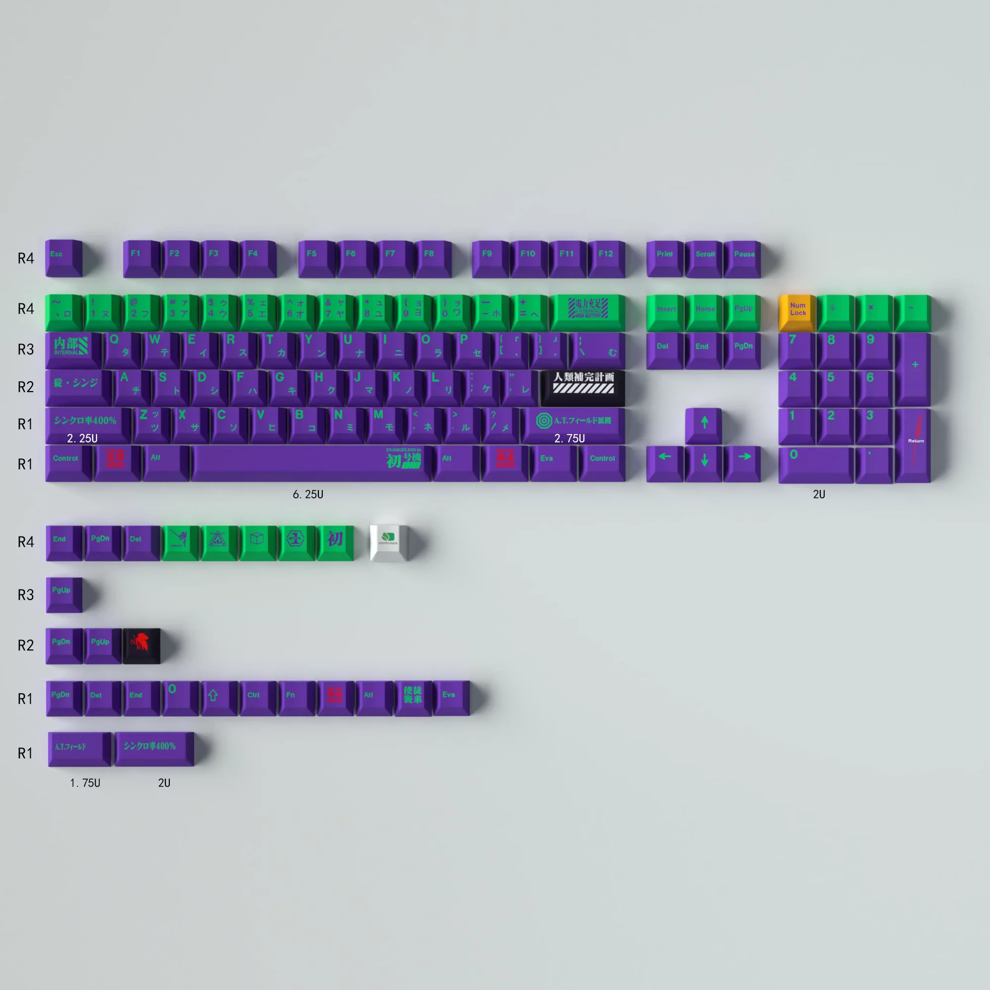 Japanese Cherry Profile Keycap, PBT Keycaps, Keycap