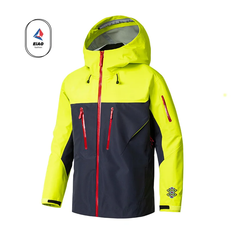 EiAO Storm Jacket Outdoor Fashion All-in-one Fishing Men's Travel Camping Sports Skiing Storm Climbing Trend Storm Jacket