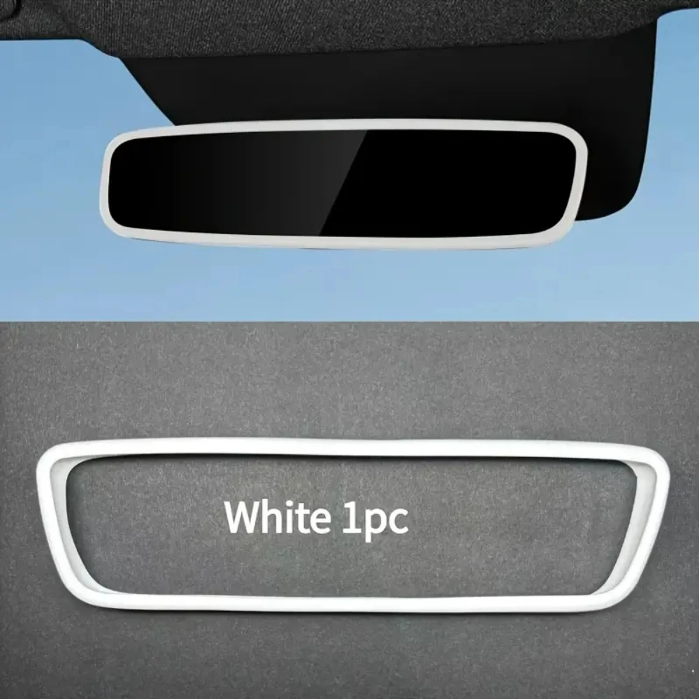 1 PC Car rearview mirror for Tesla model3/Y silicone inner mirror protective cover rearview protective cover