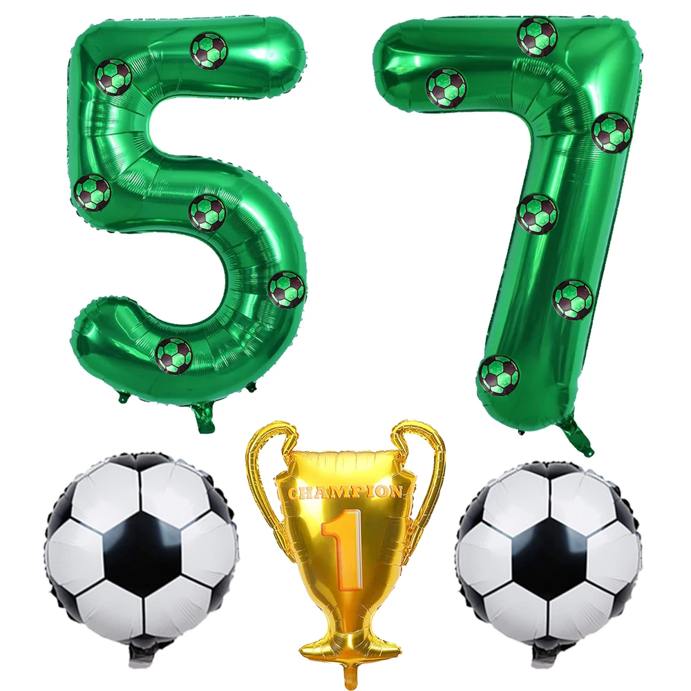 Pallone Da Calcio Palloncino Digitale Campioni Trofeo Palloncino Numero Di Calcio Palloncino Ragazzi Calcio Calcio Decorazioni Per Feste Di Compleanno