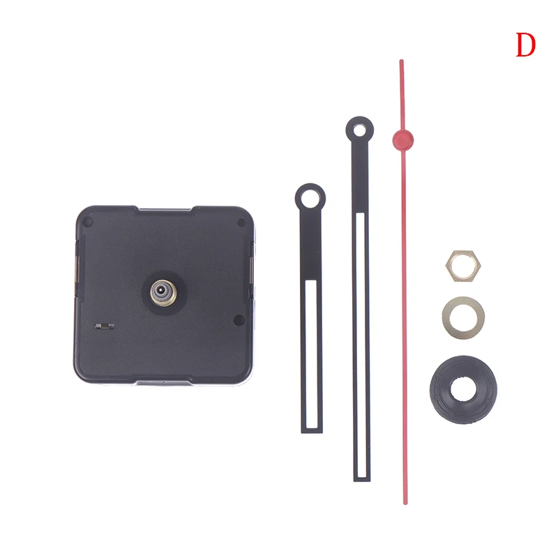 1 Set Hanging DIY Quartz Watch Silent Wall Clock Movement Quartz Repair Movement Clock Mechanism Parts With Needles 