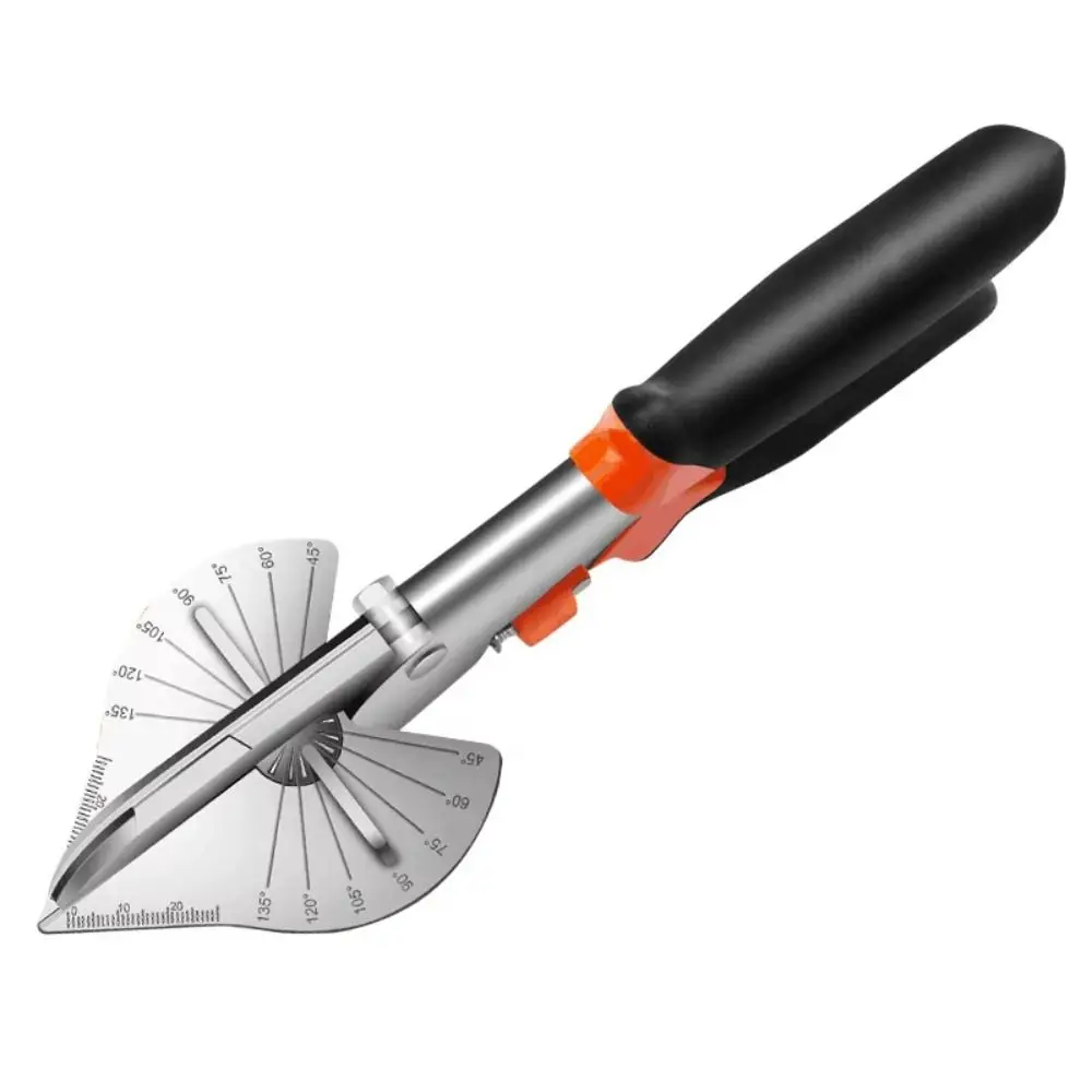 45-135도 조절 가능한 다각도 마이터 전단 절단기, 마이터 사이딩 와이어 덕트 절단기, 다각도 베벨 가위, 정밀 절단기